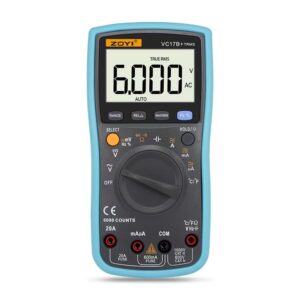 ZOYI VC17B+ Digital Multimeter (6000 Counts, True RMS)